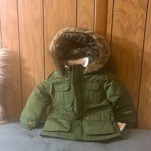 Carter’s green coat size 3T
